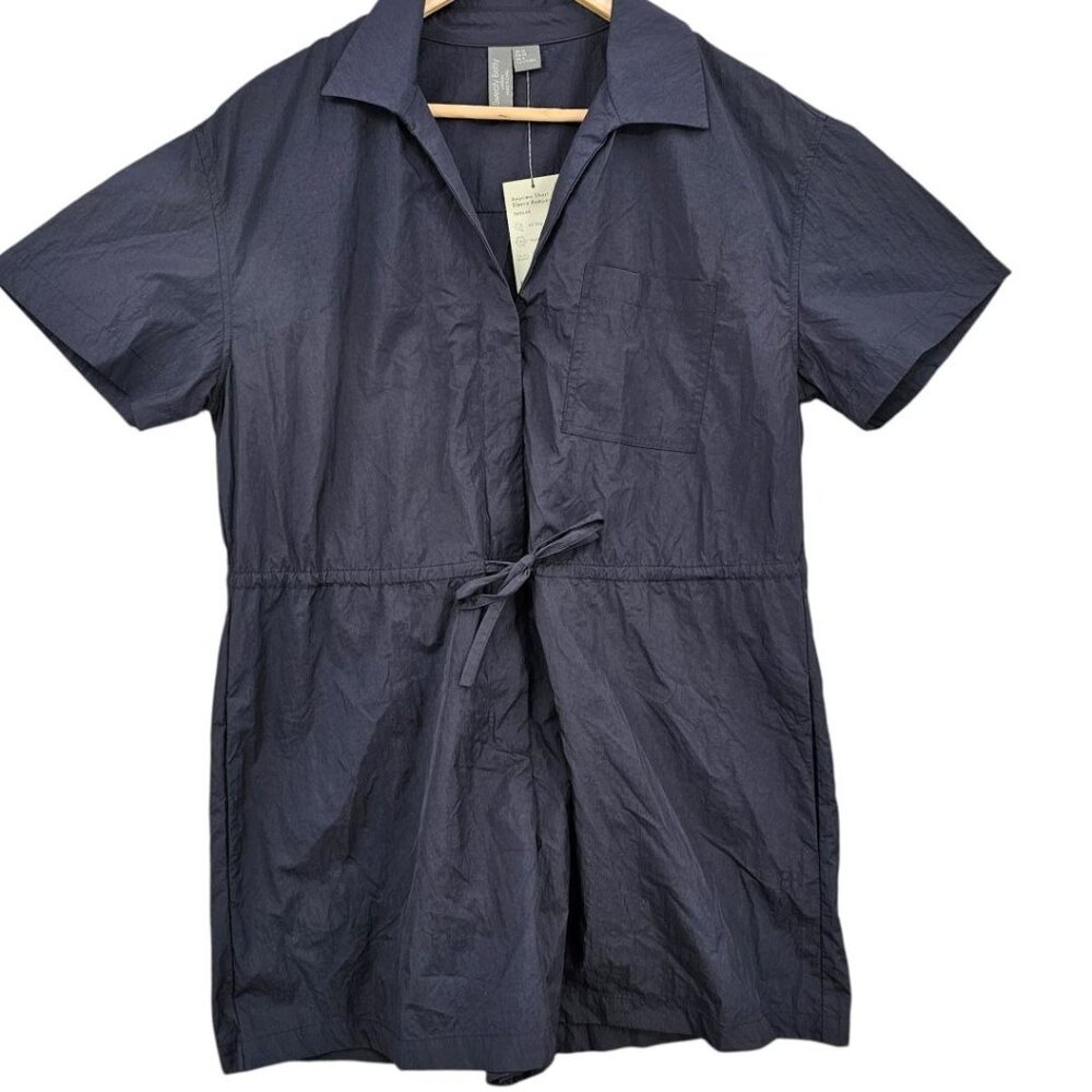 Sweaty Betty Womens 8 Anytime Short Sleeve Navy‎ Blue Romper NWT - Picture 2 of 14